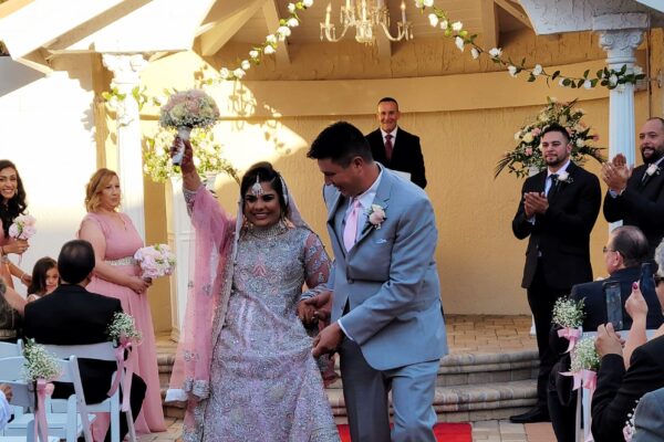 Courtyard Wedding Ceremony New Port RIchey